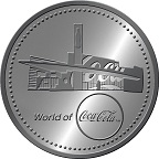 World of Coca-Cola Atlanta Logo Medallion